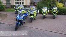 Photo of 5 Blood Bikes and Claire Gardiner's CBR